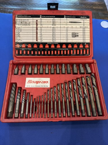 Snap extractor drill - pc., extractor/drill